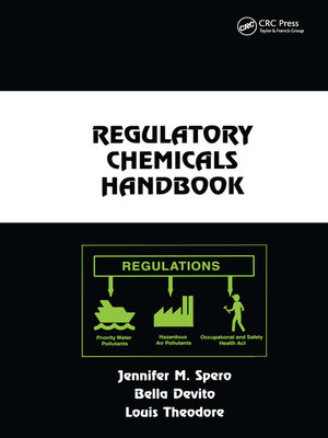 cover image of Regulatory Chemicals Handbook